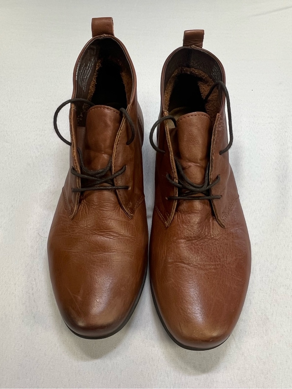 Taos Robin Ankle Brown Leather Lace Up Women’s Shoes Boots Size 8-8.5 EU 39